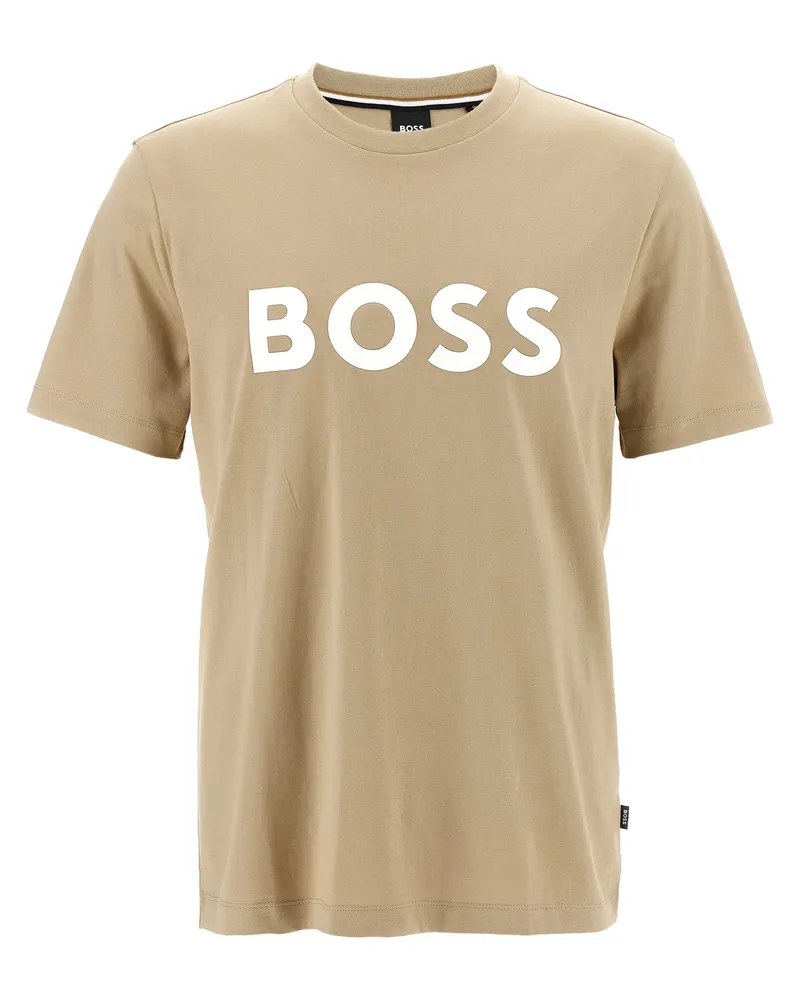 HUGO BOSS Tiburt' T -Shirt Beige