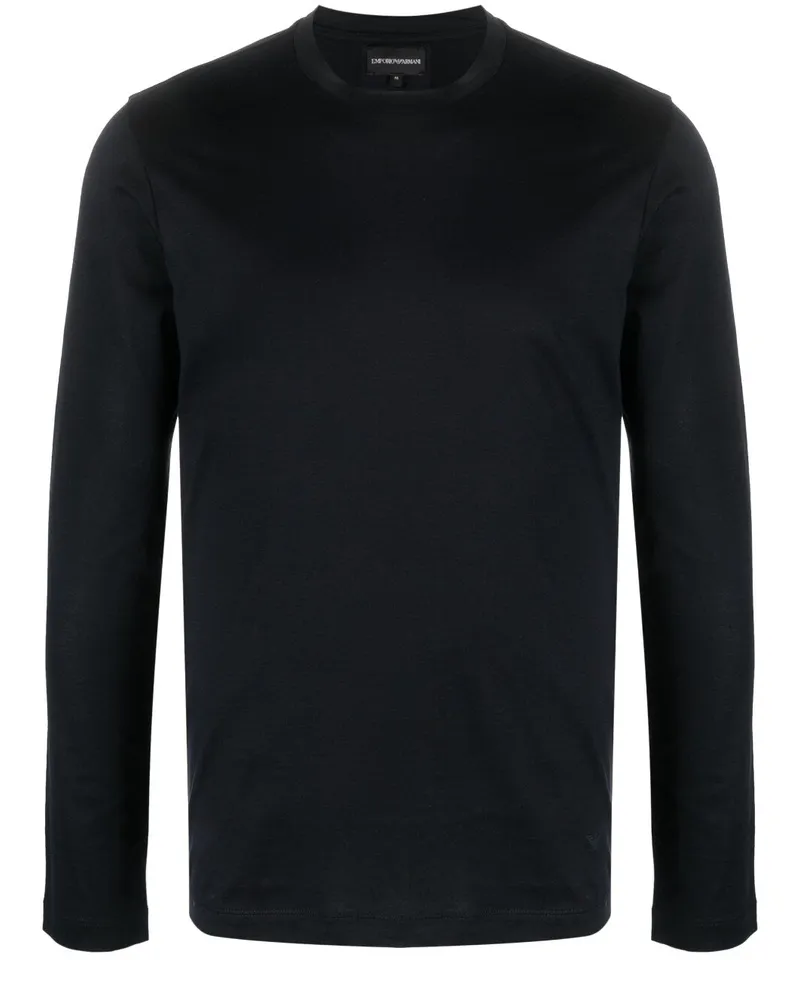 Emporio Armani Logo T -Shirt Blue
