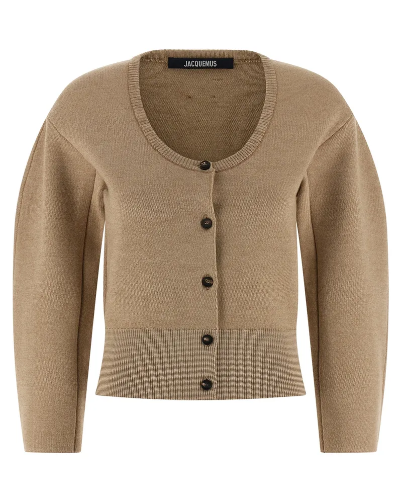 Jacquemus Cardigan „Le Gilet Doppio Beige