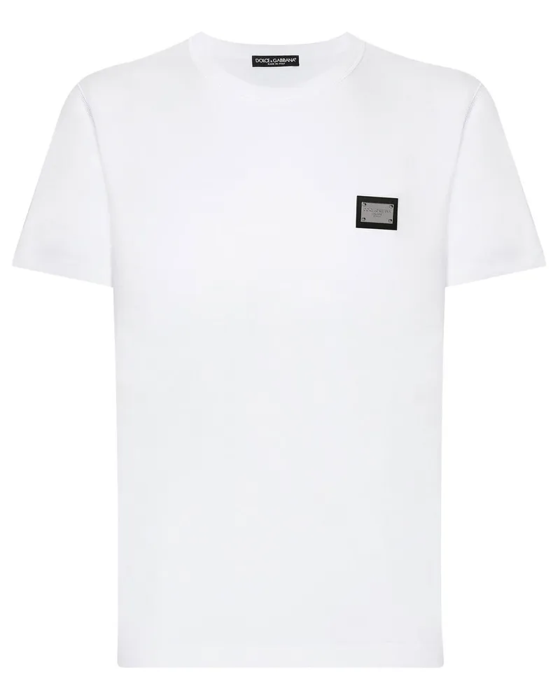 Dolce & Gabbana T -Shirts und Polos Weiß White