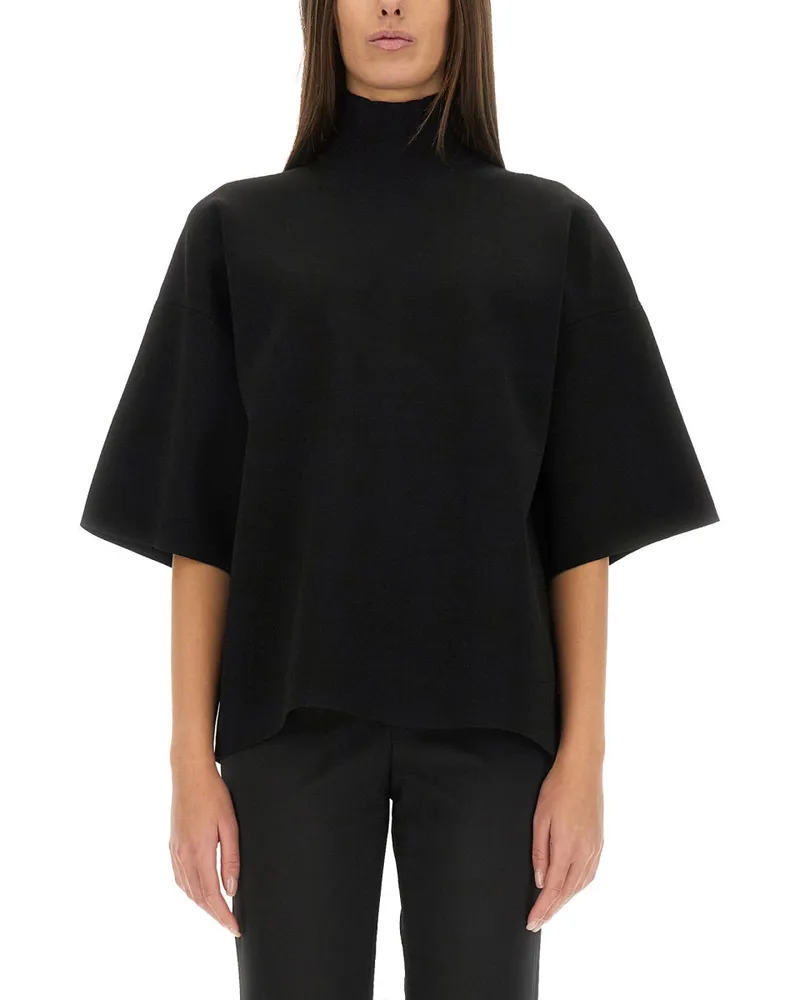 Theory Theorie Rollkragenpullover Top Black
