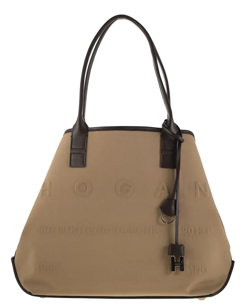 Hogan Medium Canvas Einkaufstasche Rope