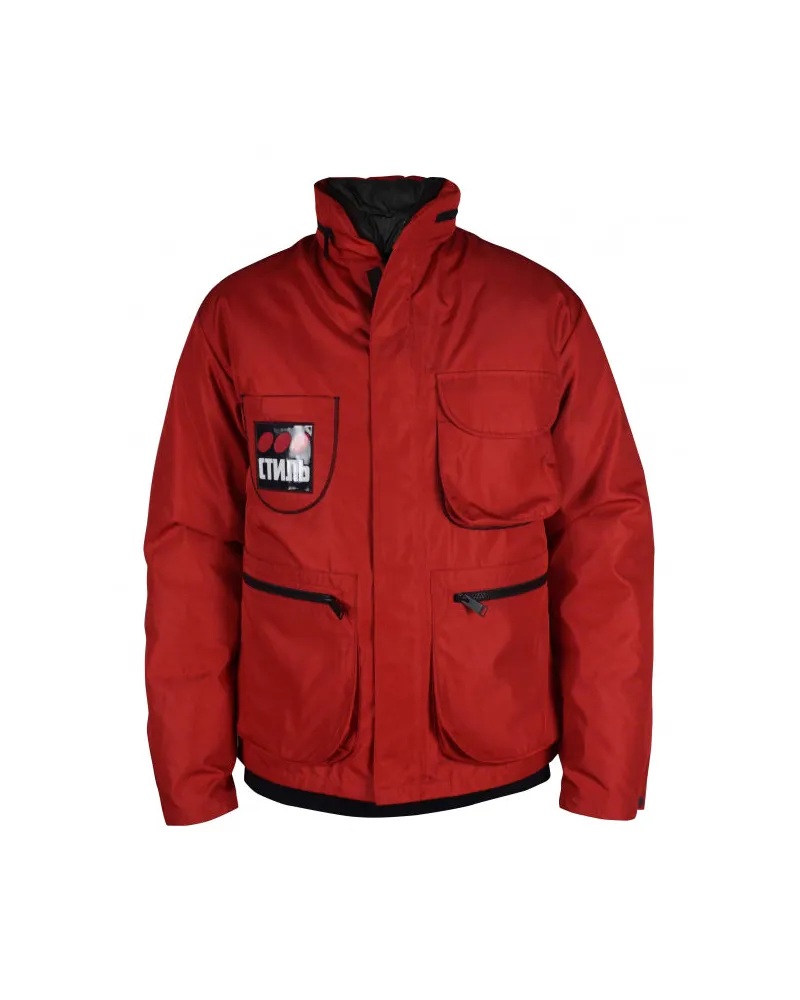 Heron Preston Down Jacke Red