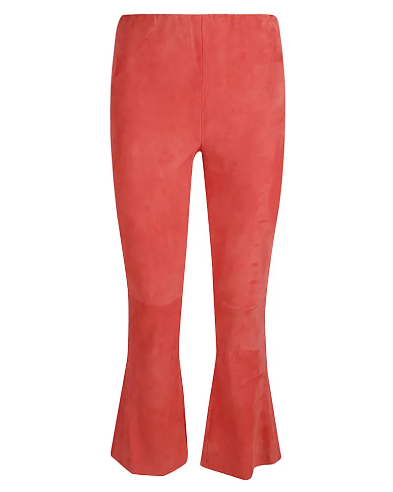 VIA MASINI 80 Über Masini 80 ausgestattete Kumpel -Wildlederhosen Red