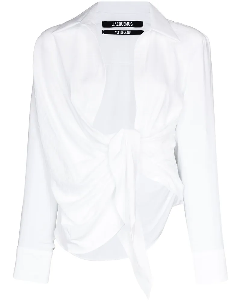 Jacquemus la Chemise Bahia -Hemd White