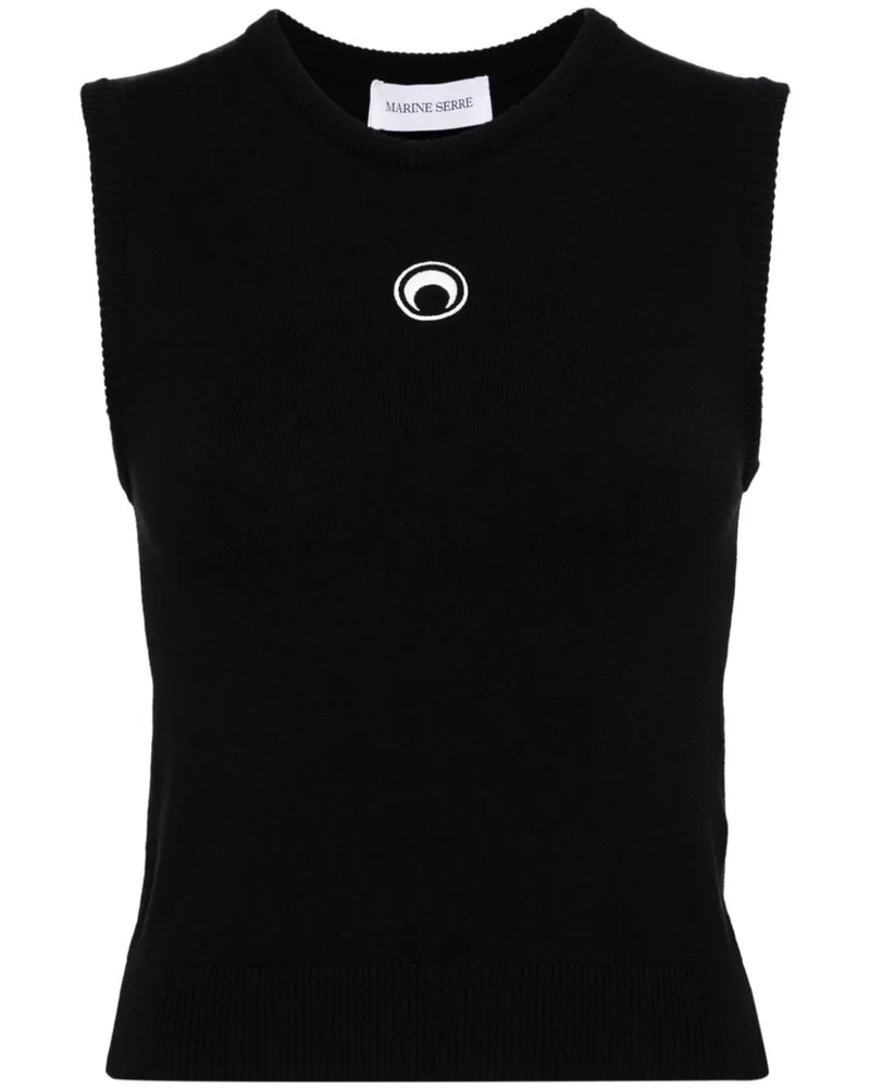Marine Serre Moonweste Black