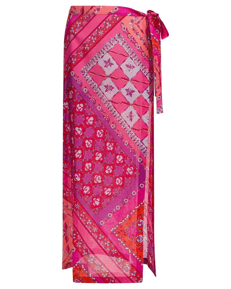 Emilio Pucci Rock mit -Festa-Print Pink