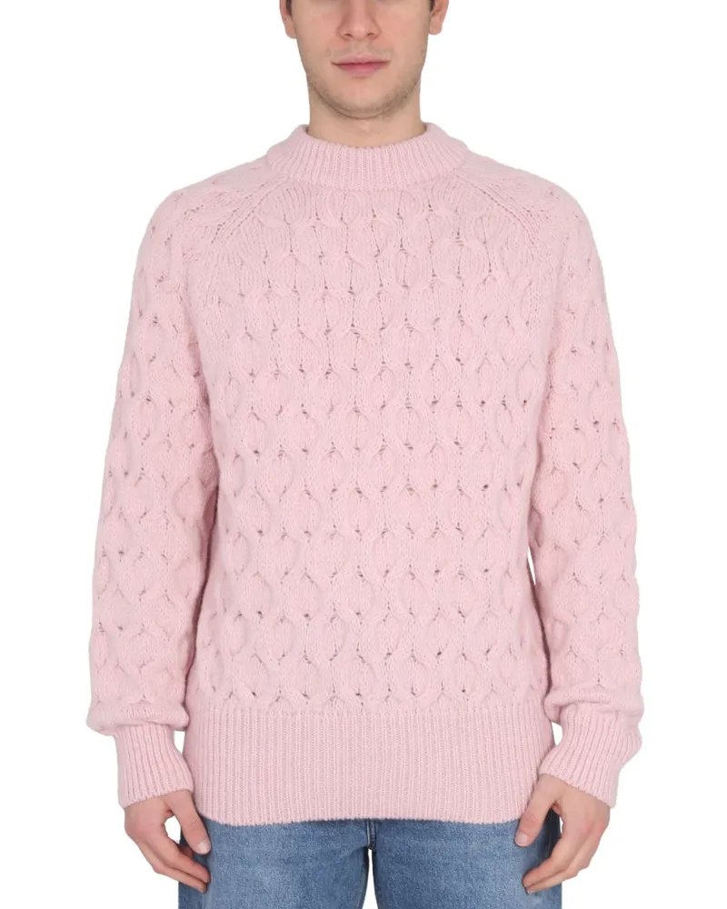 Séfr Alain" -Hemd Pink