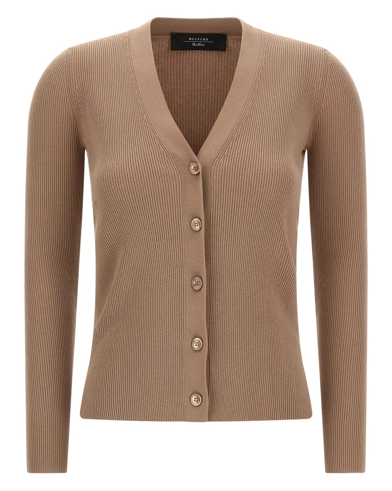 Max Mara Wochenende Max Mara 'Gabriel' Strickjacke Beige