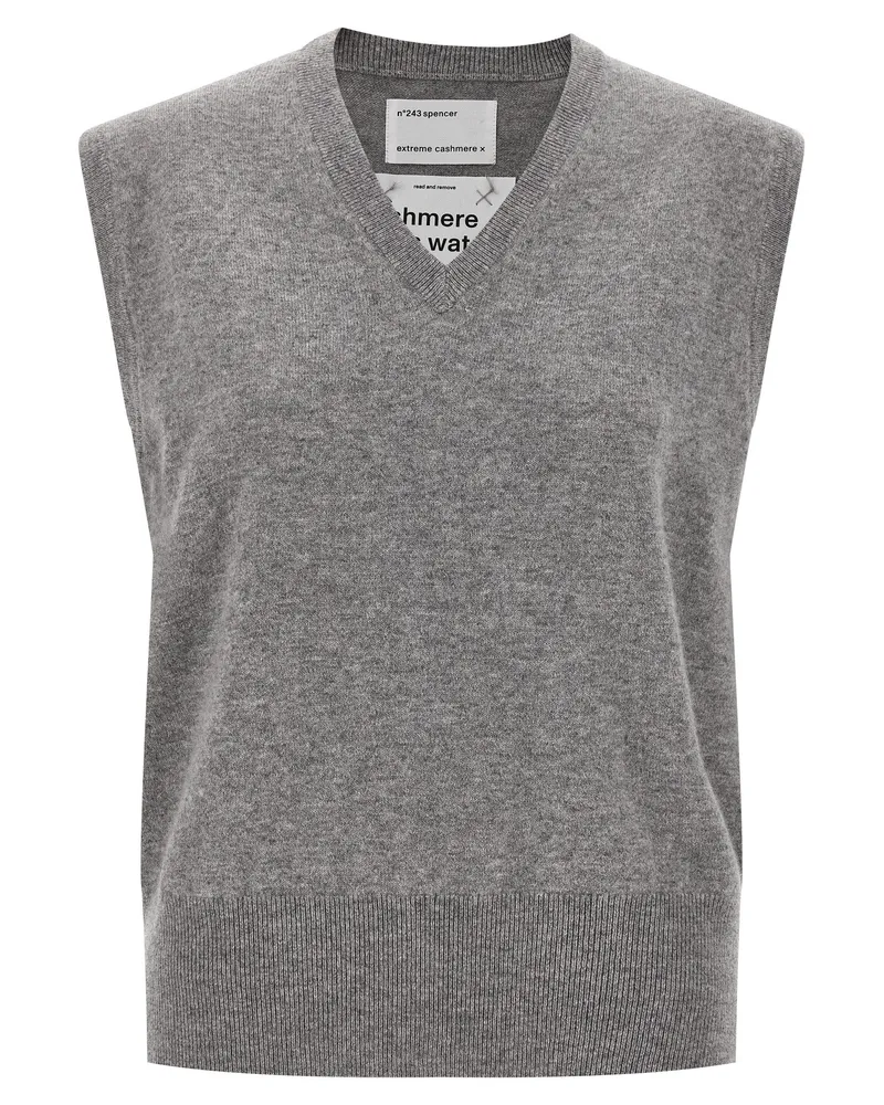 extreme cashmere Weste „N°243 Spencer“ aus extremem Kaschmir Gray