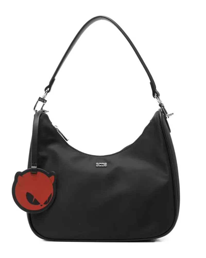 GCDS Umhängetasche mit Logo-Applikation Black