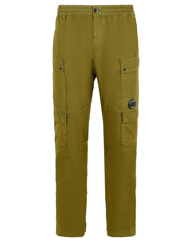 C.P. Company Cargohose aus grüner Baumwolle Green