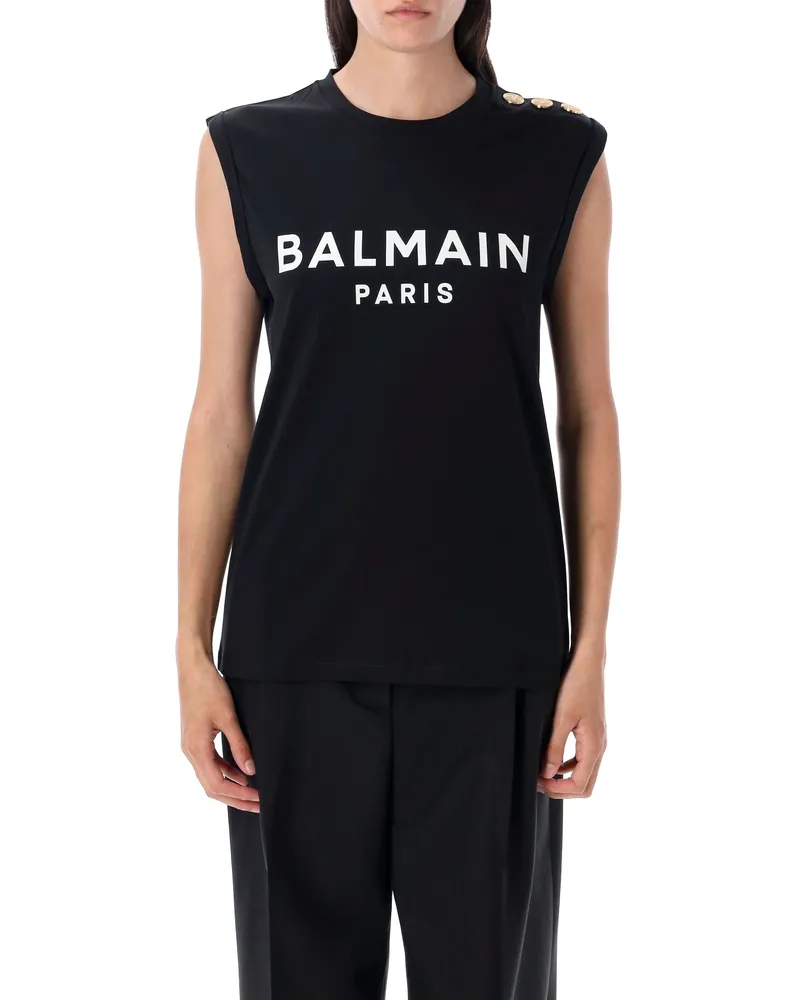 Balmain T -Shirts und Polos schwarz Black