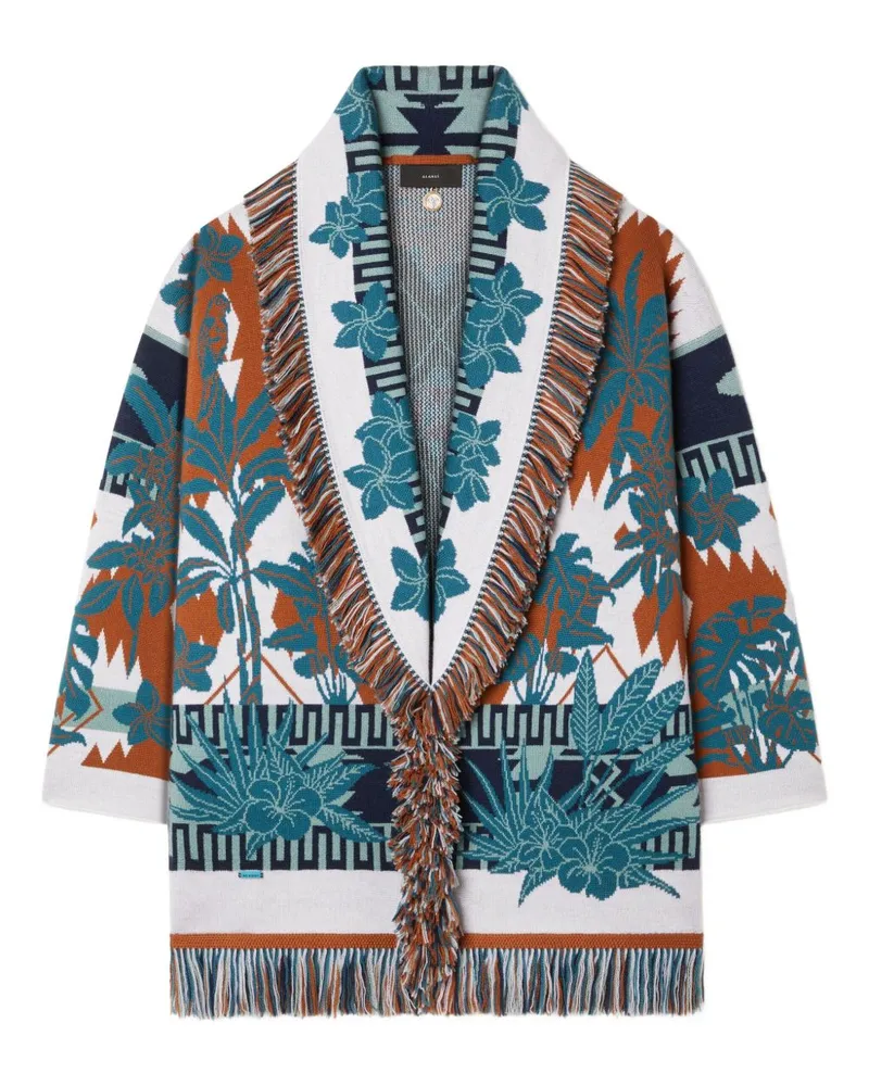 Alanui Strickjacke aus Soul-Wolle von  Island Multicolour