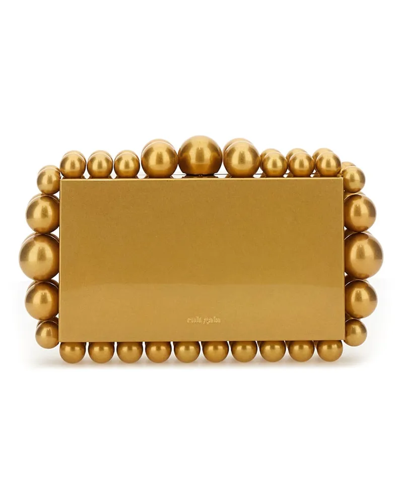 Cult Gaia Kult Gaia EOS Clutch Gold
