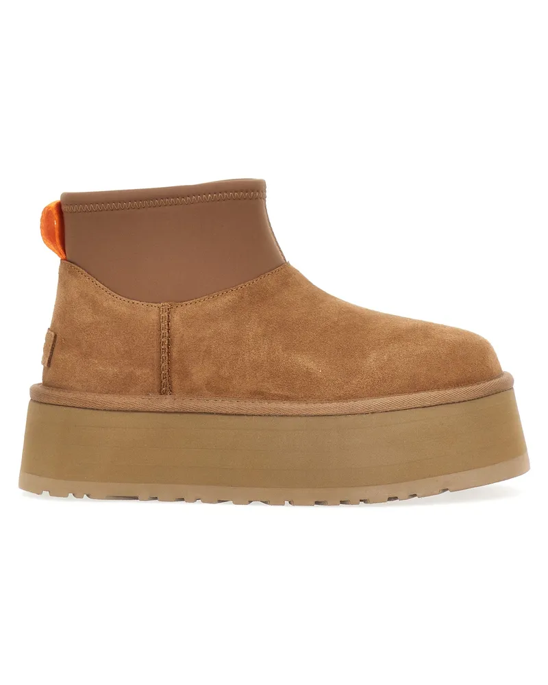 UGG Classic Mini Dipper' Knöchelstiefel Brown