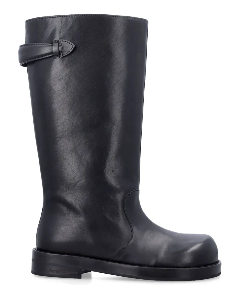 Acne Studios Flache Schuhe Schwarz Black