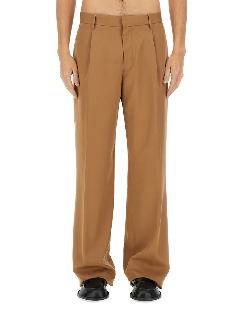 LARDINI Wollhose Beige