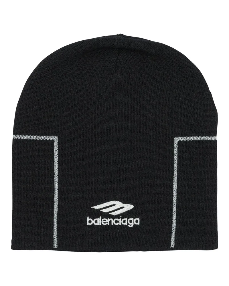 Balenciaga Sporty 3 B Sports“ Mütze Black