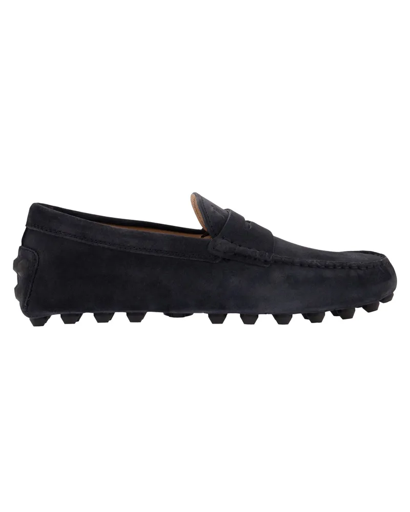 TOD'S Suede Mocasin Moccasins Blau