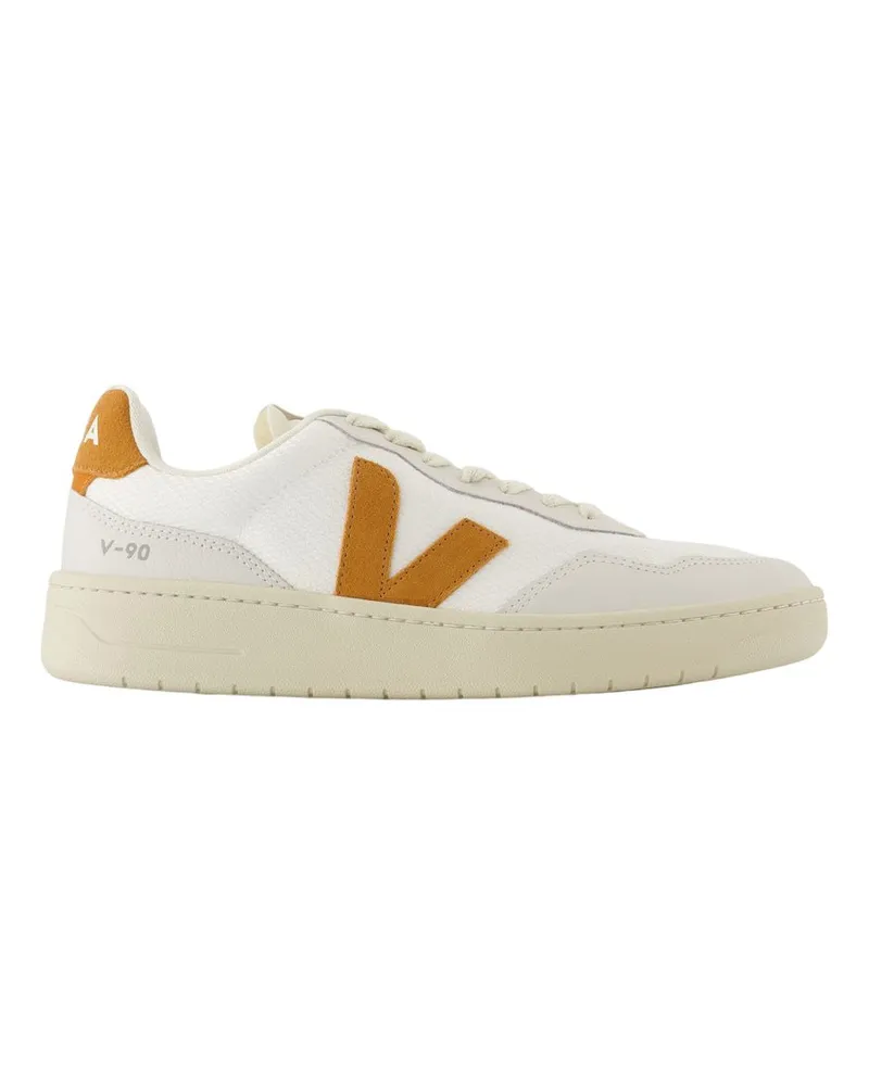 VEJA V 90 Sneaker  Nylon White White