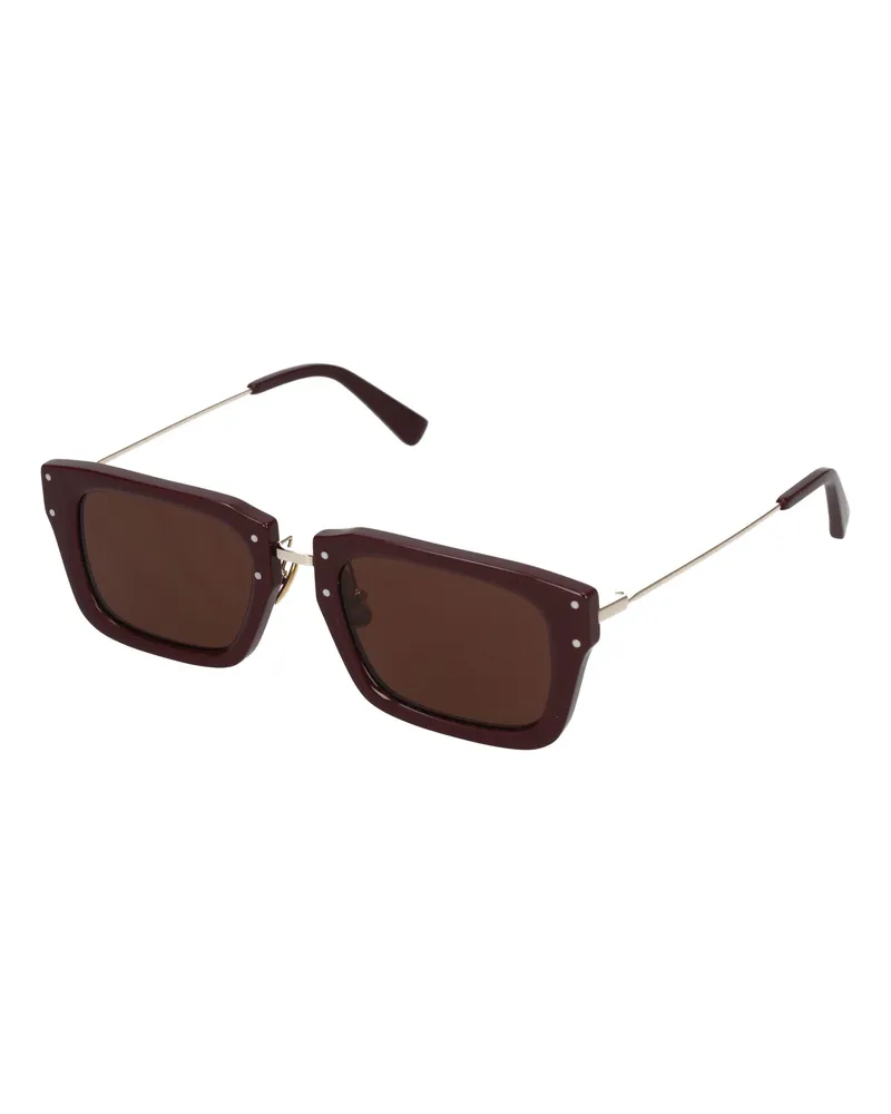 Jacquemus Sonnenbrille Frauen Acetat braun/gold -