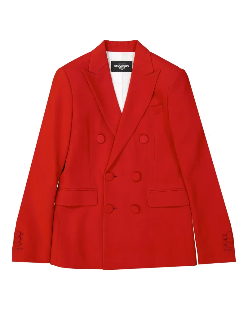 Dsquared2 Doppelbrustjacke Red