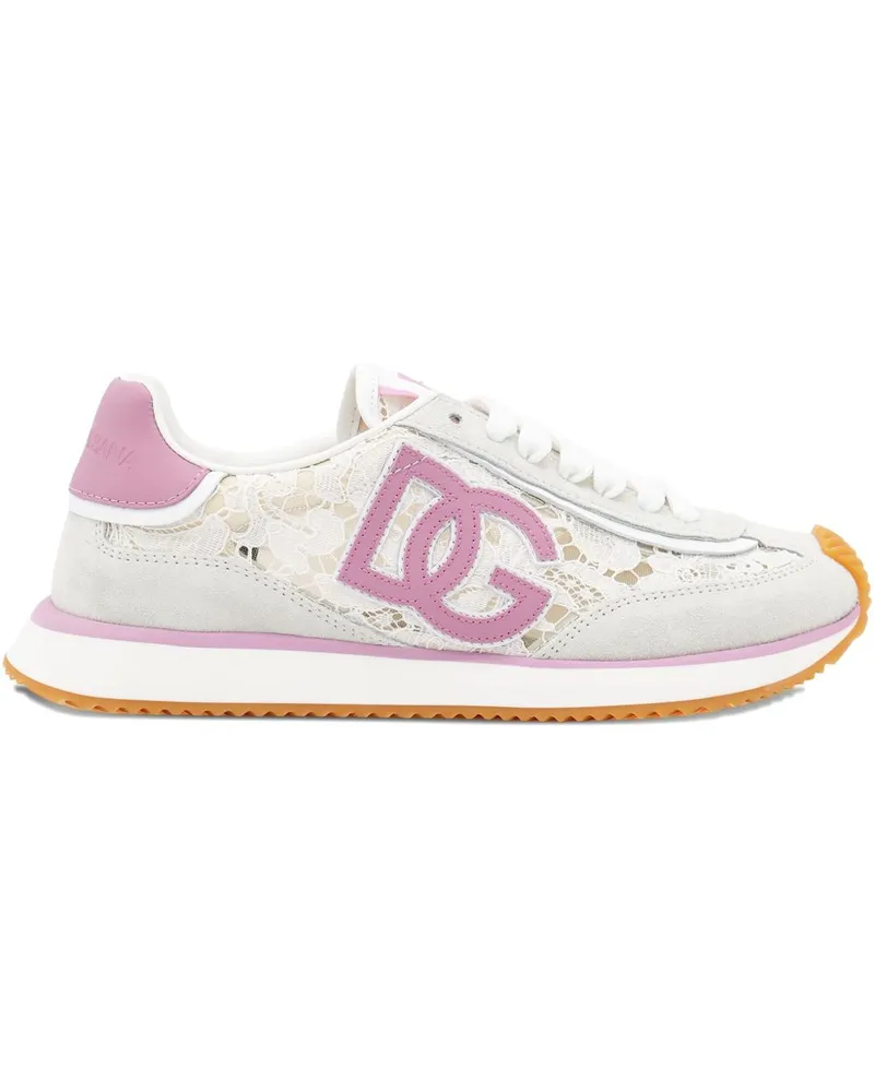 Dolce & Gabbana DG Kissen Sneakers Pink