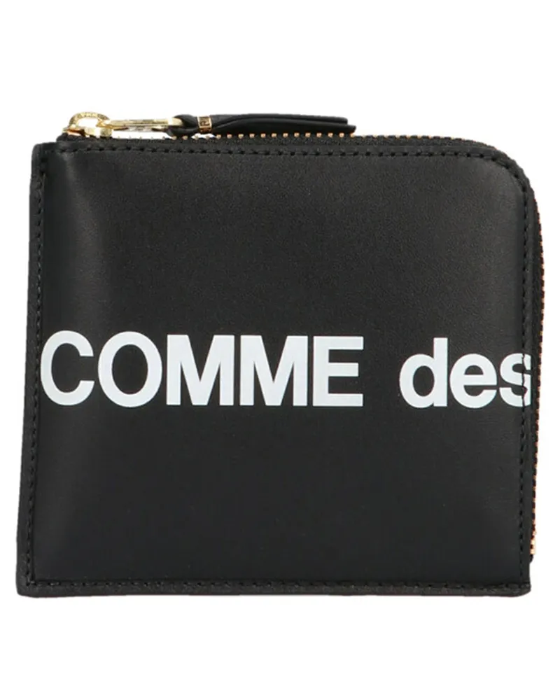 Comme des Garçons Comme des Garçons Brieftasche 'riesiger Logo' Brieftasche Black