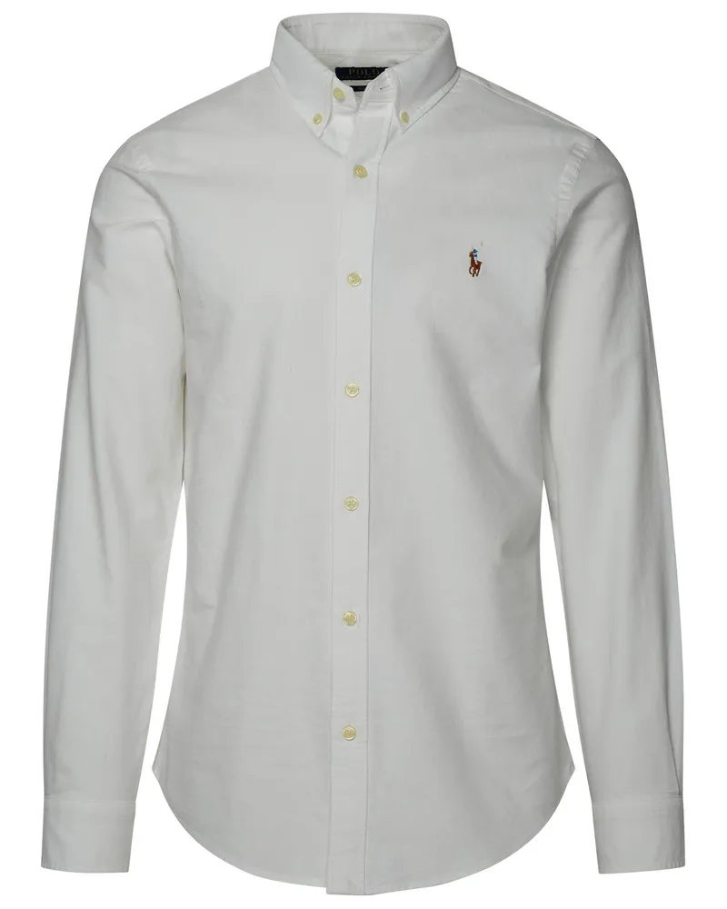 Ralph Lauren Oxford Hemd in weißer Baumwolle White