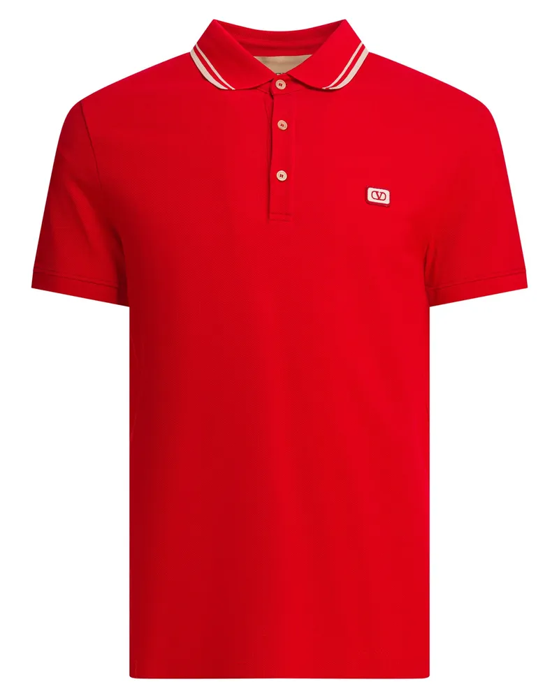 Valentino Garavani Poloshirts Red