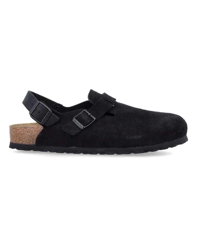 Birkenstock flache Schuhe schwarz Black