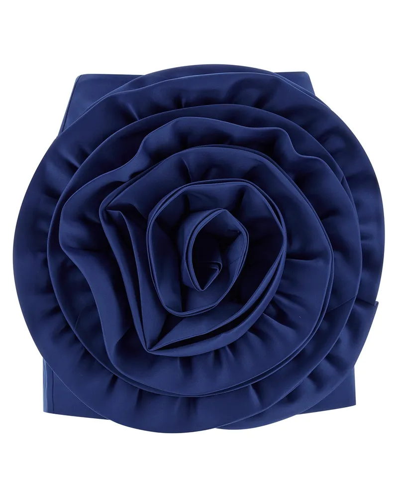 ROTATE Birger Christensen Drehen Sie den Maxi-Blumenrock von Birger Christensen Blue