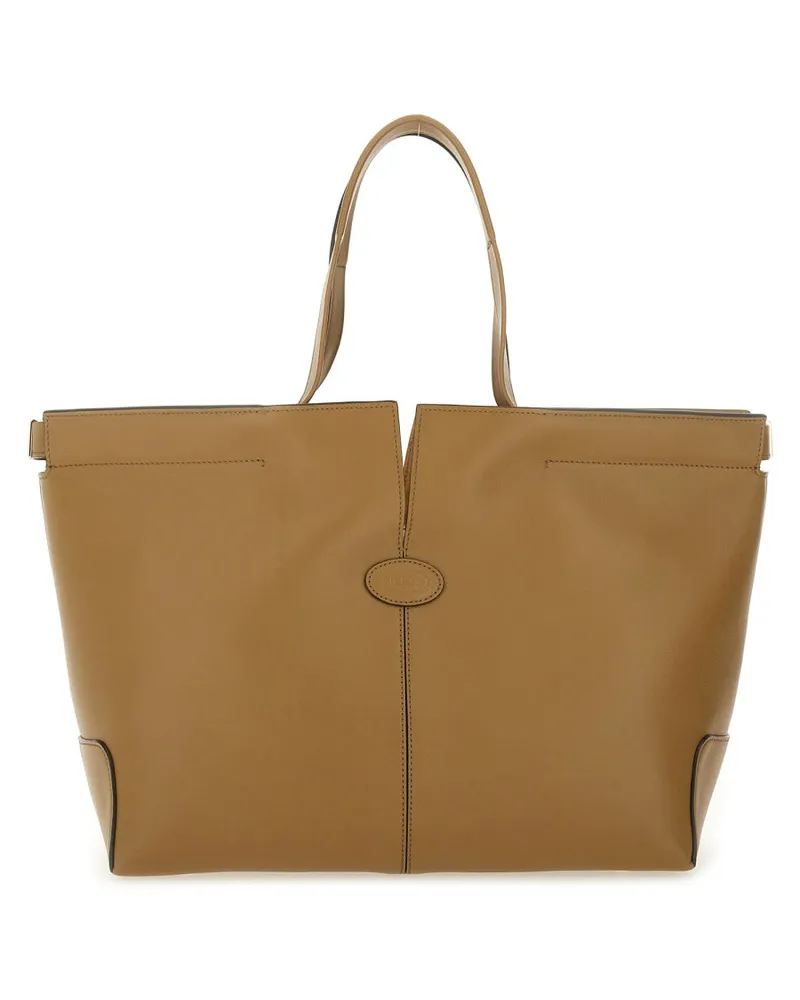 TOD'S Tod 's "Di Bag Folio" mittlerer kleiner Tasche Brown