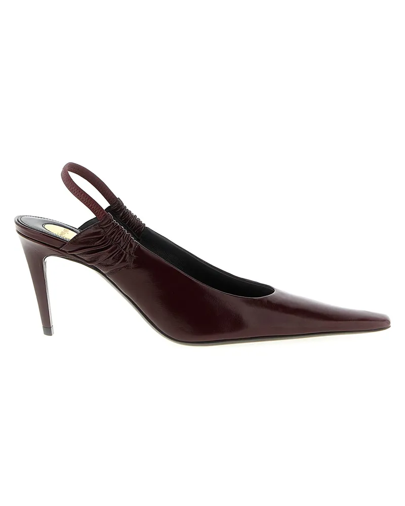 Saint Laurent Anne Marie“ Slingback Bordeaux