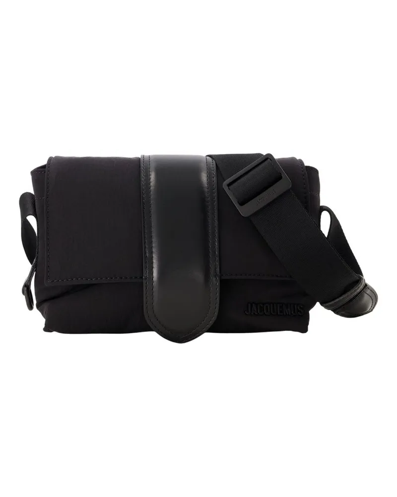 Jacquemus Le Petit Messenger Bambin  Baumwollschwarz Schwarz