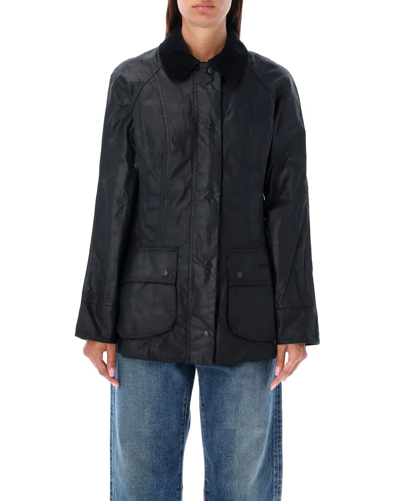 Barbour Coats schwarz Black