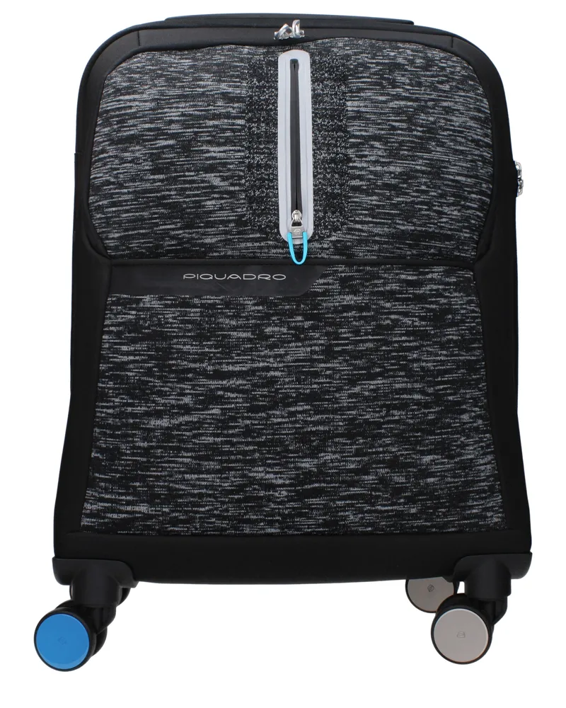 Piquadro Trolley Bagmotic Cabin 35L Mann Stoff schwarz/grau -