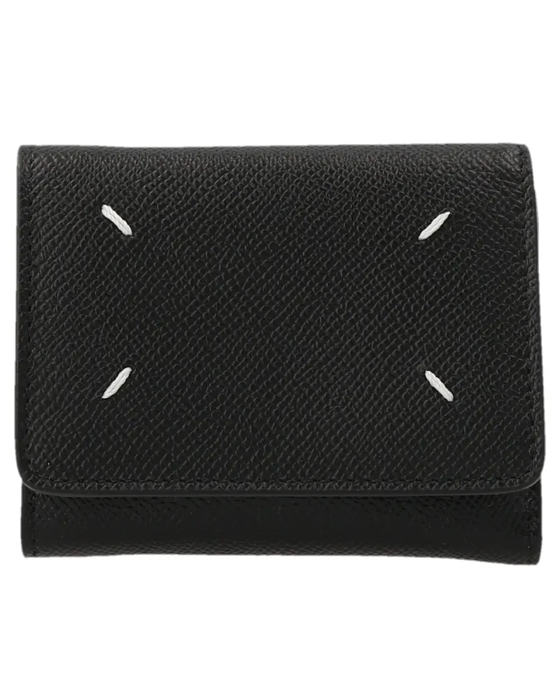 Maison Margiela Stitching' Wallet Black