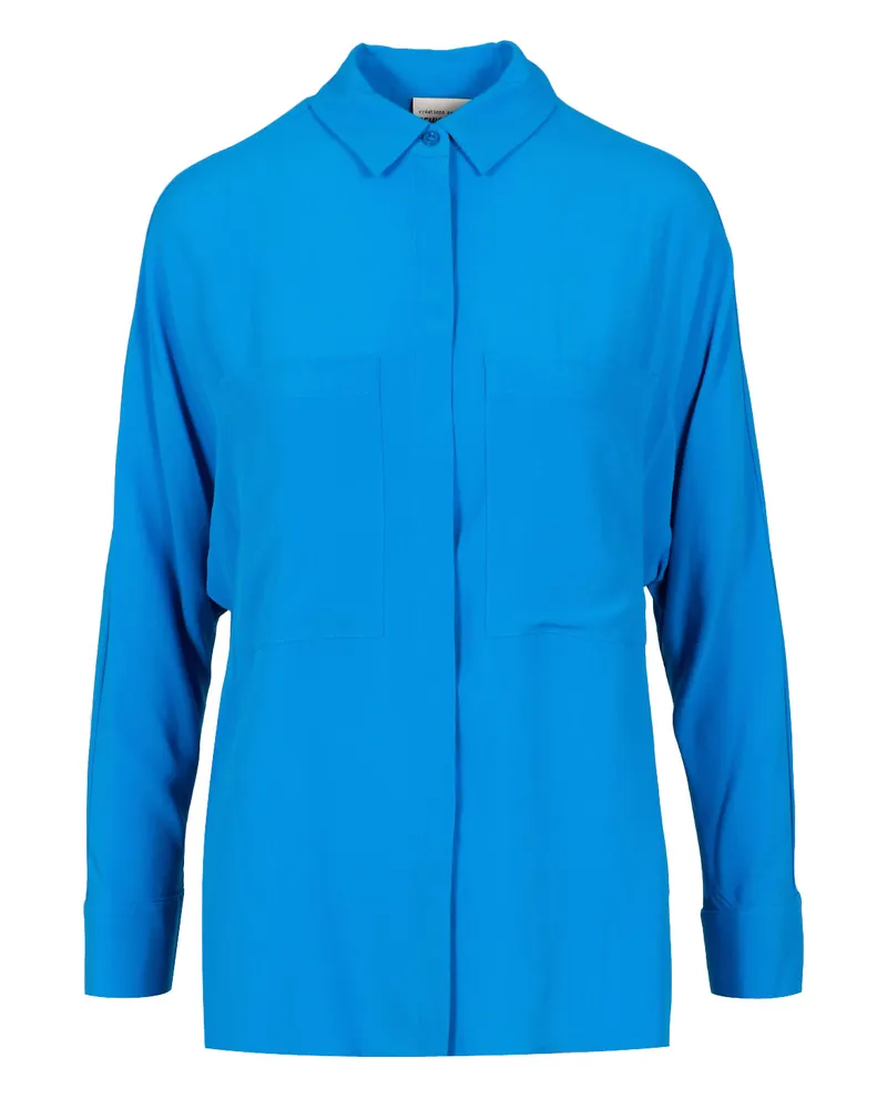 Semicouture Halbblutshemden blau Blue