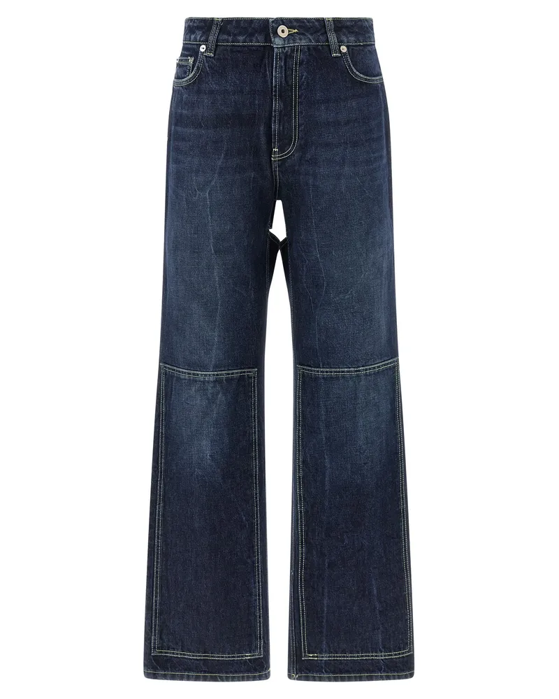 Jean Paul Gaultier The Blue Cut Out' Jeans Blue