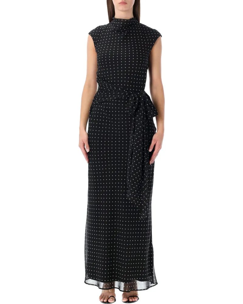 ROTATE Birger Christensen Kleider Schwarz Black