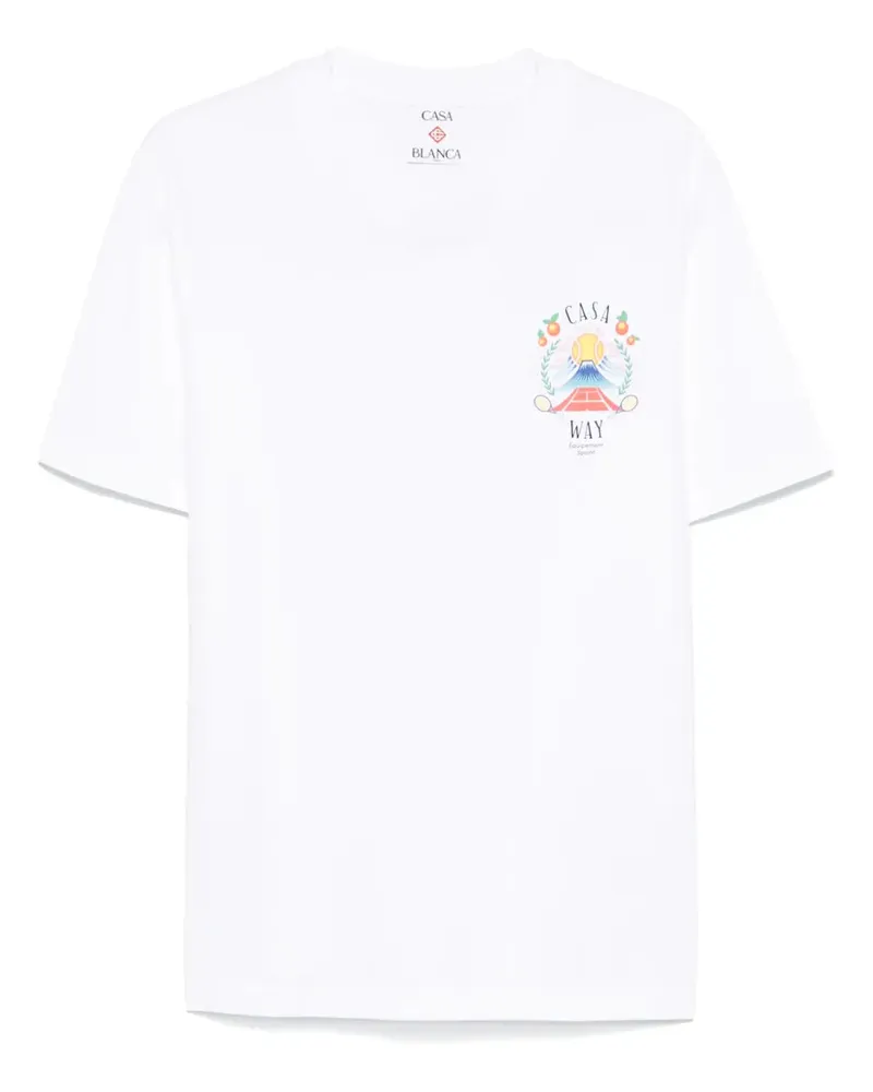 Casablanca Paris Casa Way T -Shirt White