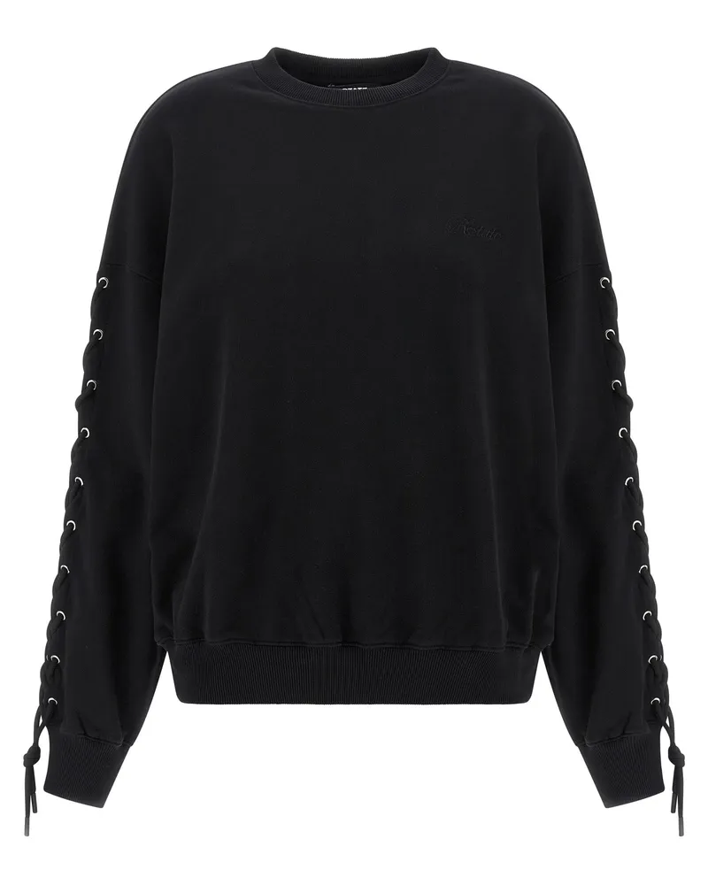 ROTATE Birger Christensen Drehen Sie Birger Christensen "Schnürung" Sweatshirt Black