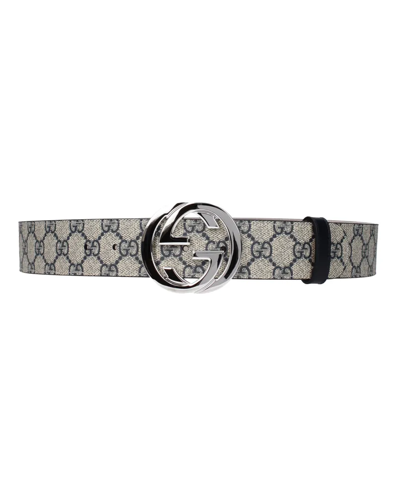 Gucci Herrens Gürtel aus blauem Stoff -