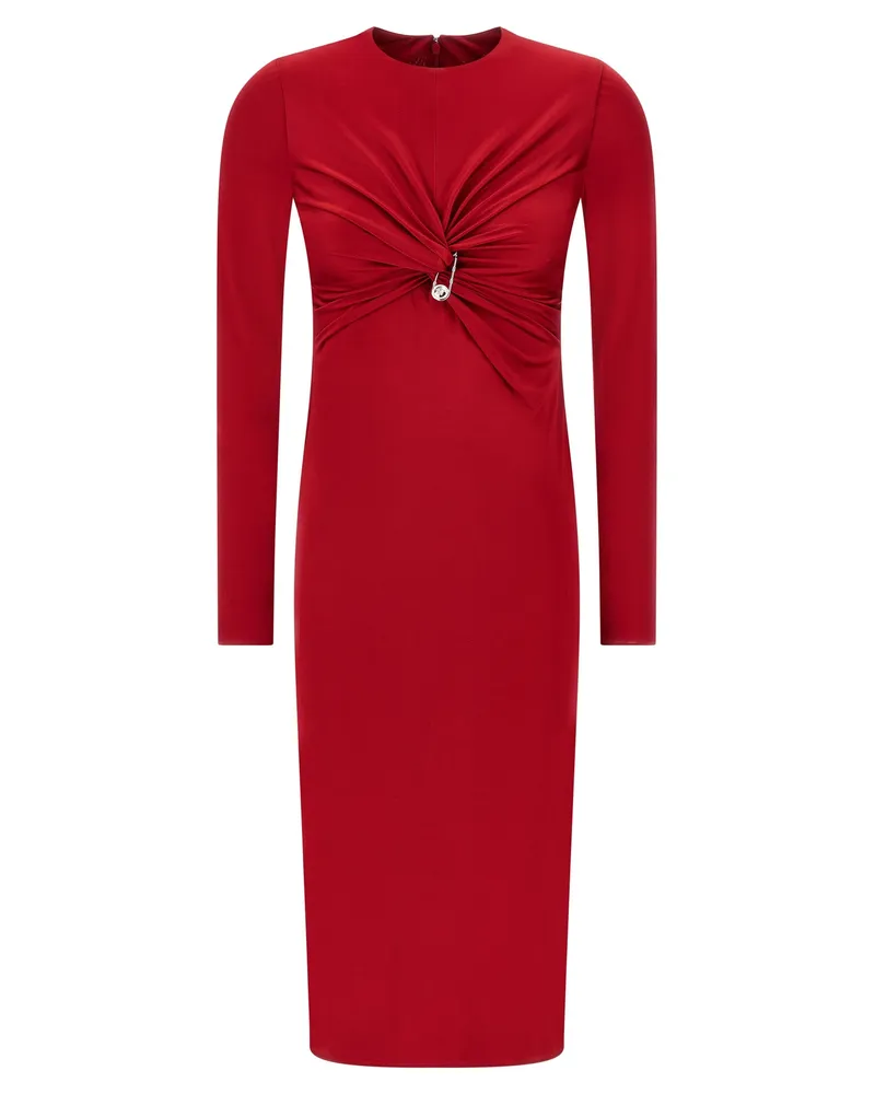 Versace Safety Pin' Kleid Red