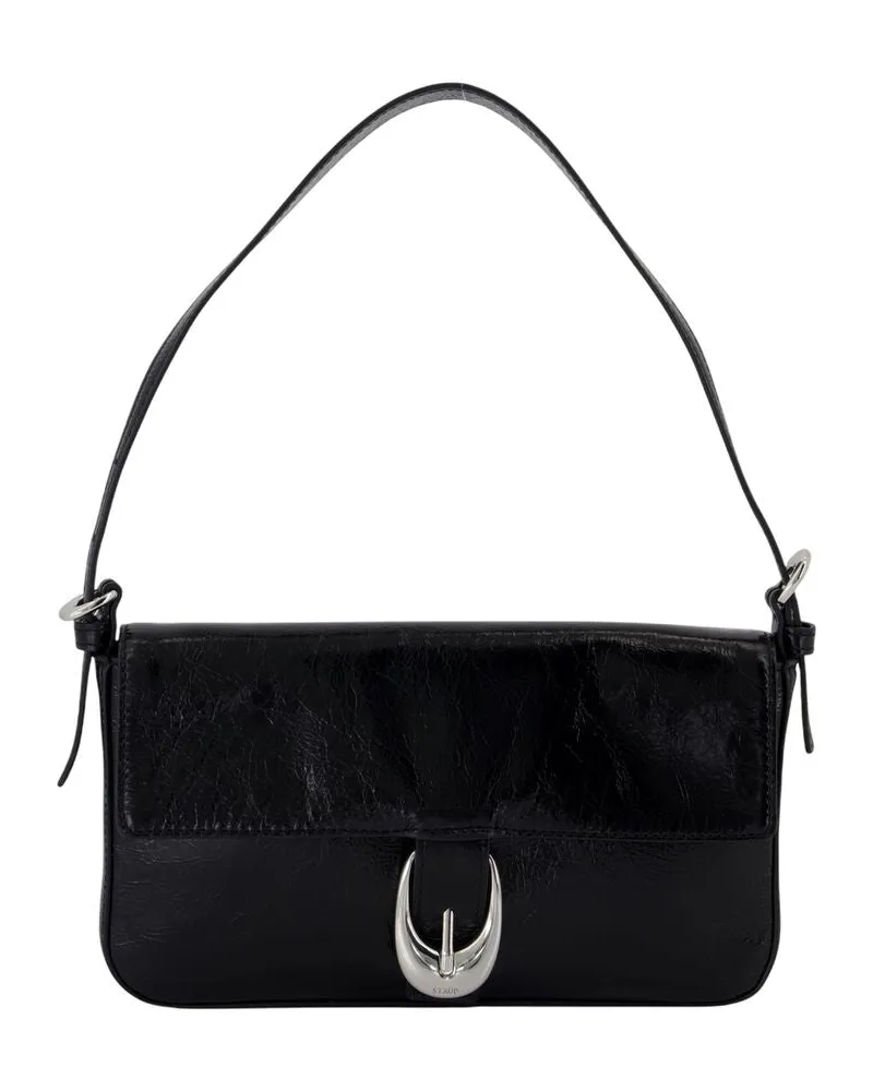STAUD Harlow Umhängetasche  Leder schwarz Schwarz
