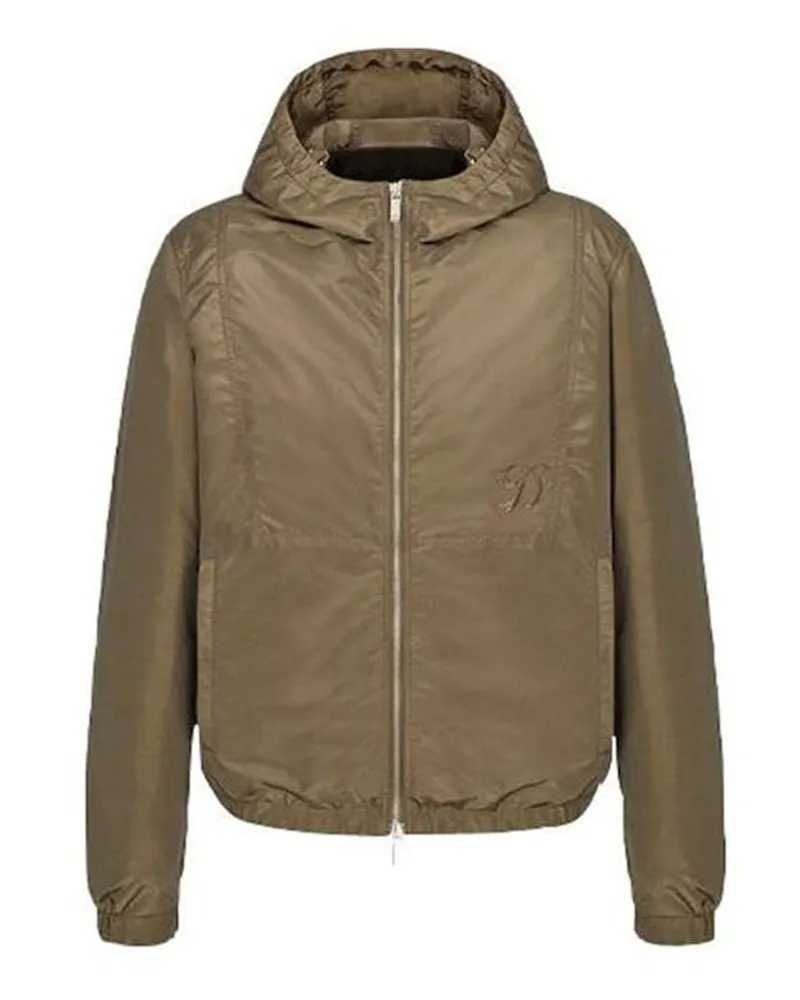 Dior X Kenny Scharf Sticked Logo Kapuzenjacke Grün