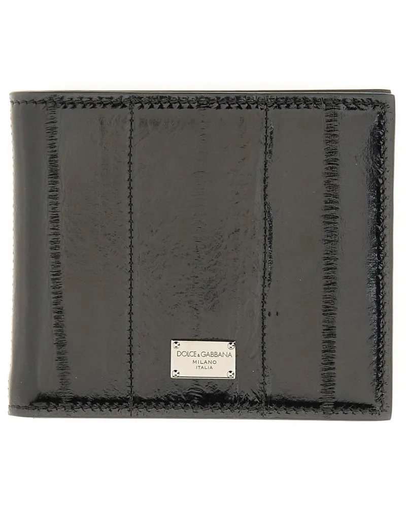 Dolce & Gabbana Aal Hautbrieftasche Black