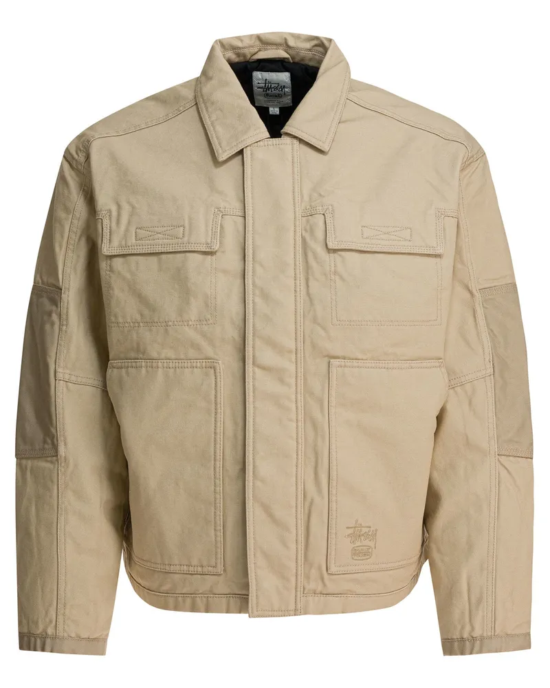 Stüssy Workgear-Jacke Beige